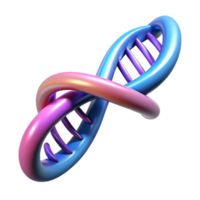 sereno rústico uma dna vertente torção e girando, formando a forma do uma tecnológica dispositivo, vibrante bioluminescente cores, científico visualização estilo Alto resolução png