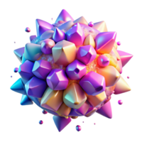 vibrant abstract A chaotic explosion of vibrant, candy colored particles, resembling shattered glass, lit by a soft, diffuse glow, in a vaporwave aesthetic detailed png