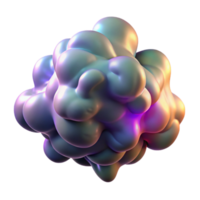 magnificent modern A cloud of swirling, iridescent smoke, illuminated by a dramatic, chiaroscuro lighting setup, in a baroque style genuine png