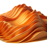 elegant abstract A field of undulating, textured lines resembling sand dunes, bathed in warm, orange light, in an abstract landscape style genuine png