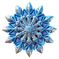 elegant traditional A complex, fractal pattern resembling a frozen snowflake, rendered in icy blues and whites, illuminated by a cold, ethereal light, in a mathematical art style premium png