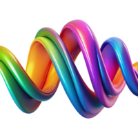 dramatic artistic An abstract representation of sound waves, visualized as vibrant, colorful ribbons flowing through space, illuminated by a dynamic, pulsating light, in a synesthesia inspired... png