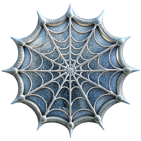 elegant abstract A close up of a spider web covered in dew, sparkling in the morning light, macro photography, intricate details authentic png