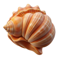 vibrant artistic A close up of a seashell with intricate patterns and textures, illuminated by soft, diffused light. Macro photography, still life exclusive png