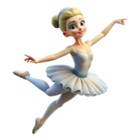 serene vintage Portrait of a graceful ballerina in a flowing tutu, mid leap, with a focused expression, soft lighting, impressionistic style genuine png