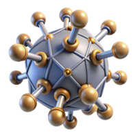 vibrant traditional A microscopic view of nanobots assembling themselves into a complex, geometric structure, illuminated by scanning electron microscope lighting. Scientific visualization style 4K png