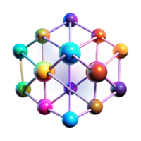 beautiful artistic A network of interconnected nodes pulsating with data, vibrant multicolored light trails, data visualization style, dark background illuminated by the network authentic png
