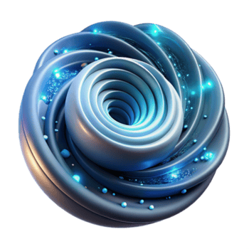 extraordinario moderno un artificial inteligencia, representado por un arremolinándose vórtice de código y datos, emanando un poderoso brillo, resumen estilo, dramáticamente iluminado genuino png