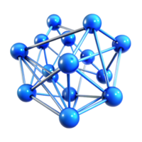 stunning modern A chaotic web of interconnected lines and nodes, glowing with a vibrant, electric blue energy, against a backdrop of deep space genuine png