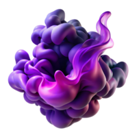 beautiful abstract A dynamic, fluid simulation of swirling smoke and ink, in shades of deep purple and magenta, illuminated by a dramatic, back lit glow high resolution png