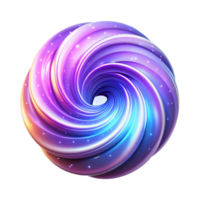 vibrant classic A swirling vortex of glowing, neon particles, forming a dynamic, abstract shape, illuminated by a pulsating, rhythmic light high quality png