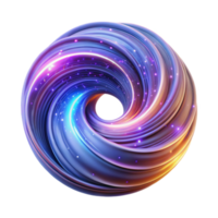 vibrant creative A swirling vortex of glowing, neon particles, forming a dynamic, abstract shape, illuminated by a pulsating, rhythmic light genuine png