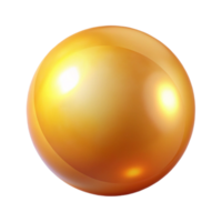 elegant rustic A single, luminous sphere, emitting a warm, golden glow, with a soft, ethereal style and a subtle vignette genuine png