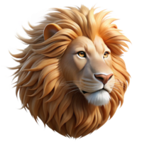 stunning rustic A portrait of a regal lion, its mane flowing in the wind, dramatic backlighting, painting in the style of classical realism original png
