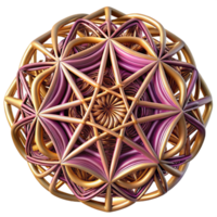 beautiful abstract A complex web of intricate, glowing lines, forming a chaotic yet harmonious pattern, rendered in a mathematical art style high resolution png