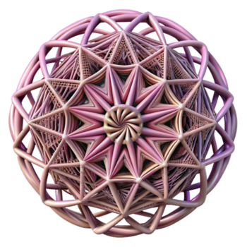 impresionante rústico un complejo web de intrincado, brillante líneas, formando un caótico aún armonioso patrón, prestados en un matemático Arte estilo alto calidad png