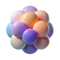 extraordinary abstract An array of overlapping, semi transparent circles, each with a different texture and color, lit by a soft, gradient light, rendered in a minimalist, geometric style exclusive png