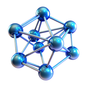 magnifico Vintage ▾ un' Rete di interconnesso, raggiante nodi, pulsante con energia, reso nel un' futuristico, tecnologico stile alto risoluzione png