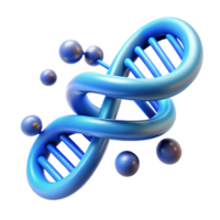 impressive artistic A DNA strand unwinding and transforming into binary code, abstract style, glowing blue lighting 4K png