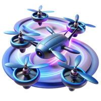 extraordinary modern A group of drones forming a dynamic, synchronized aerial display, light trails streaking across the night sky, long exposure photography genuine png