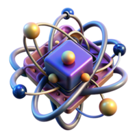 magnífico artístico uma quantum computador, fios e nós pulsante com vibrante energia, intrincado detalhes, dramático iluminação com profundo sombras exclusivo png