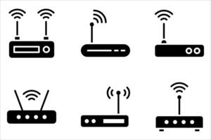 wifi router icon vector