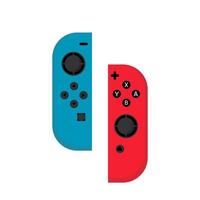 Nintendo Switch Controllers for Gaming and Entertainment vector