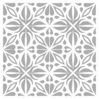 Elegant Geometric Pattern Repeating Floral Motif Design. vector