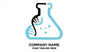 bottle icon for research vector