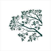 Tree silhouette icon , vector