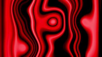 Abstract Red and Black Wavy Pattern Background - Seamless Loopable Motion Graphics video