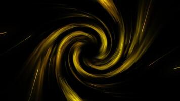 Abstract Golden Swirl Background Animation for Visual Effects and Design video