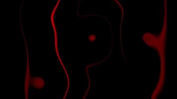 Abstract Red Light Streaks on Black Background - Loopable Motion Graphics video