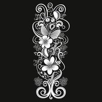 Traditional Scrollwork design vector