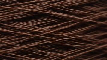 Yarn Texture Background close up video