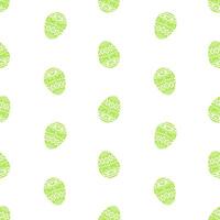 Light green Easter eggs seamless pattern. Easter wrapping paper, packaging, print, backdrop vector