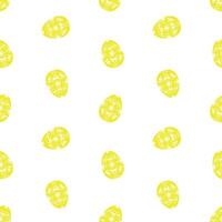 Yellow Easter eggs seamless pattern. Easter wrapping paper, packaging design, print, backdrop vector