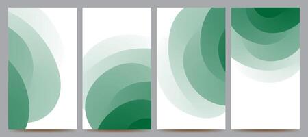 abstract aesthetic gradient background set for banner, poster, brochure, flyer, template, design, etc vector