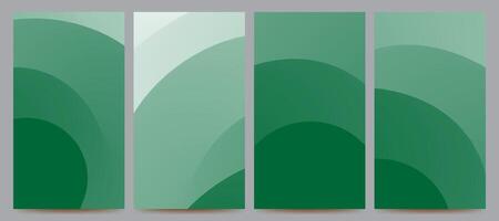 abstract soft gradient background set for banner, poster, brochure, flyer, template, design, etc vector