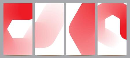 simply abstract gradient background set for banner, poster, brochure, flyer, template, design, et vector