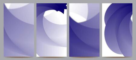 blu wave abstract gradient background set for banner, poster, brochure, flyer, template, design, et vector