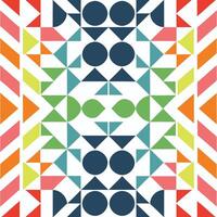 Abstract colorful art. Decorative print. Polygonal background. vector