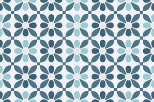 Geometric pattern coloring floral motif design. vector