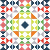 Geometric seamless colorful pattern abstract. vector