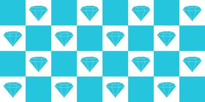 Retro checkered seamless pattern with diamonds. Brilliant background design illustration for textile, print design, wrapping paper, fabric, wallpaper, cover. vector