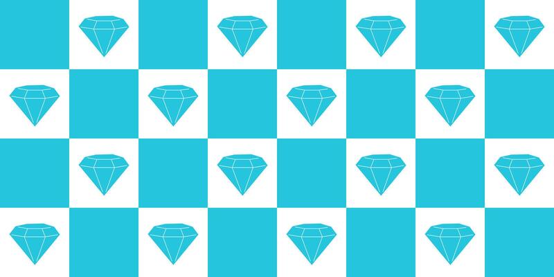 Retro checkered seamless pattern with diamonds. Brilliant background design illustration for textile, print design, wrapping paper, fabric, wallpaper, cover.