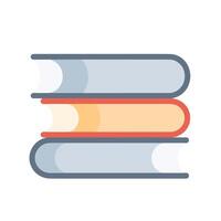 a stack of thin books stacked in large numbers vector