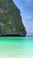 Beautiful and stunning view of Maya Bay, Phi Phi Island. video