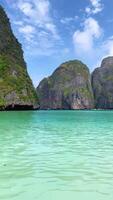 the beautiful beach in the phi phi island video