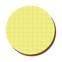 Retro Geometric Round Shape With Grid Texture vector